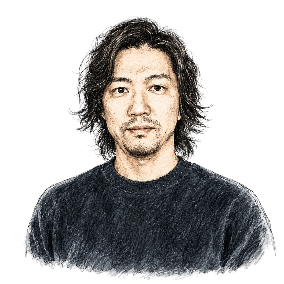 小林 マサユキのポートレート線画