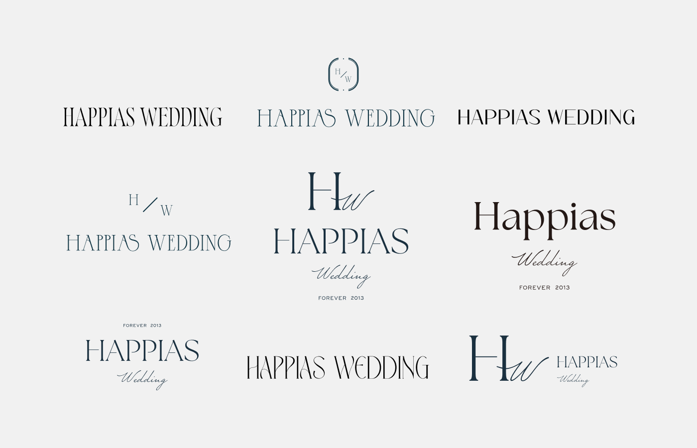 HAPPIAS WEDDINGロゴの提案