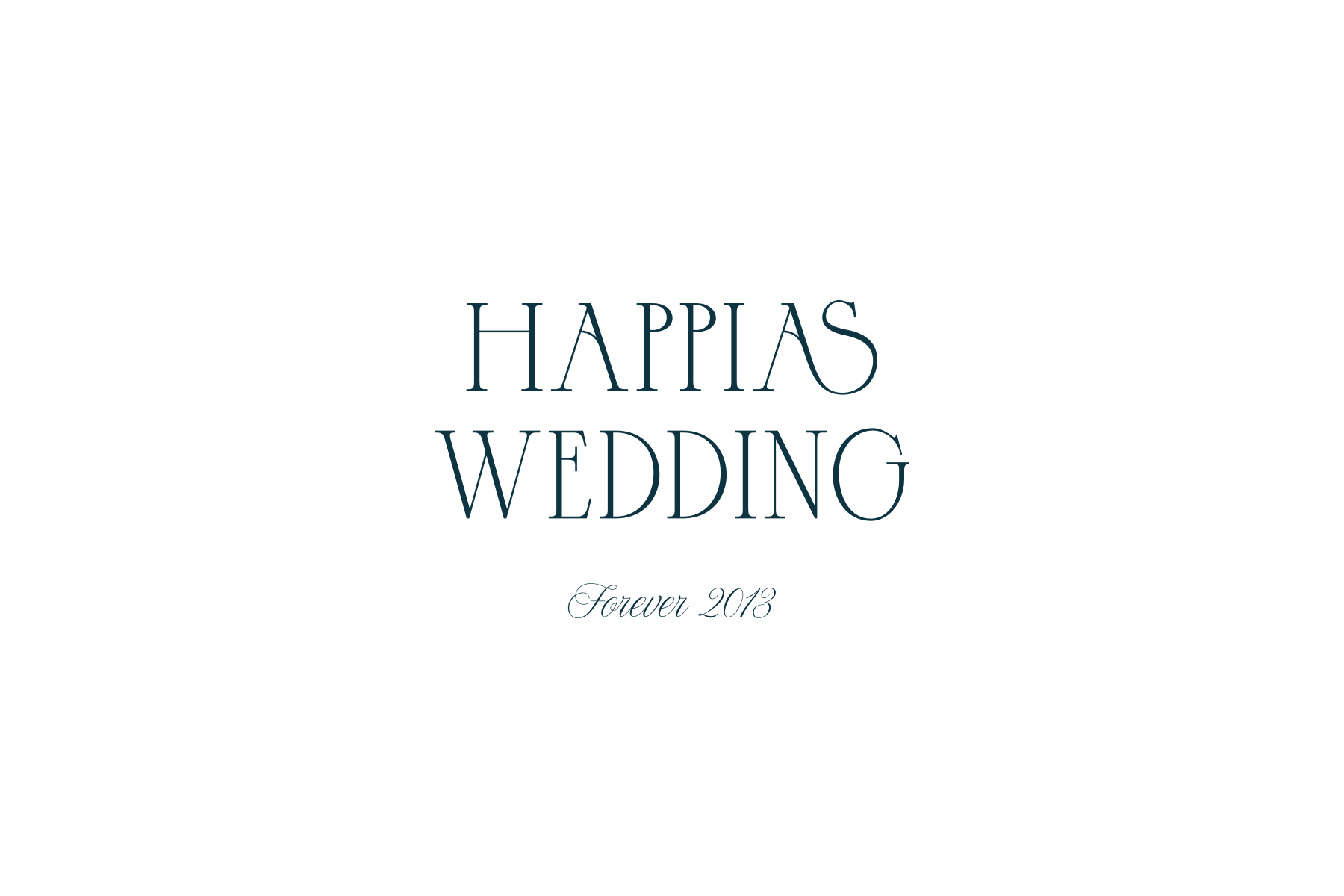 HAPPIAS WEDDINGロゴデザイン