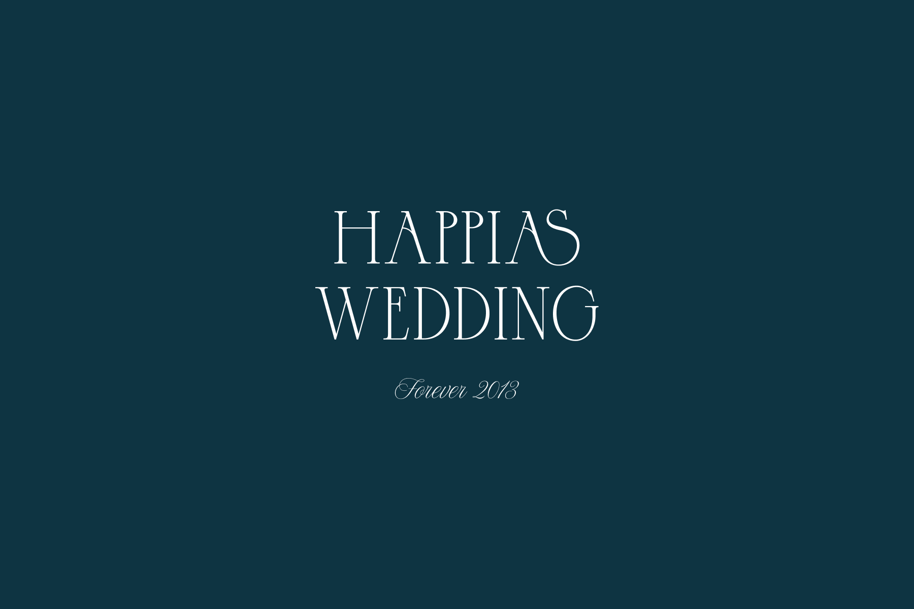 HAPPIAS WEDDINGロゴデザイン