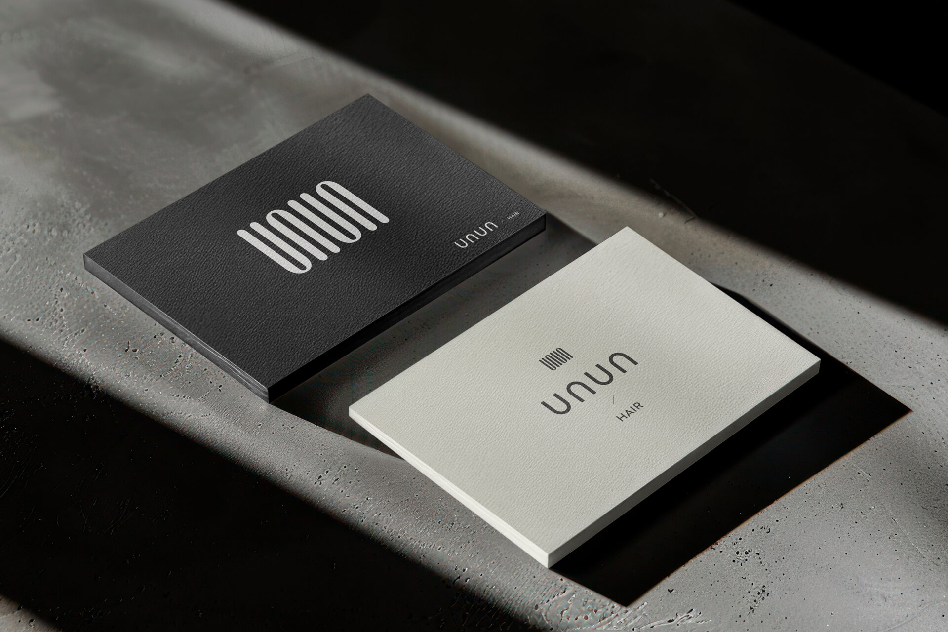 unun / HAIRロゴデザイン